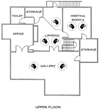 Upper Floor Map